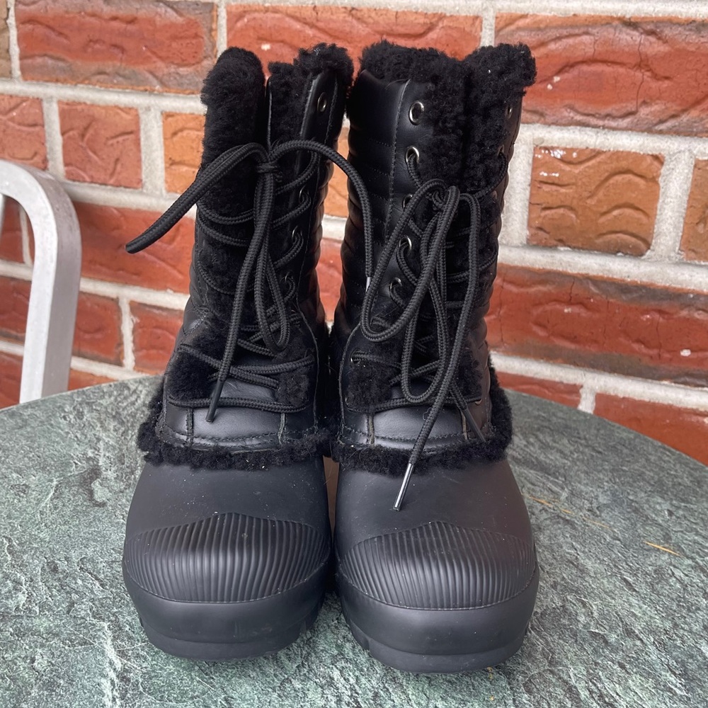 Hunter Original Pac Boot Black Winter Snow Shearling lined